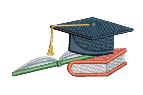 Celebrate Academic Milestones with Graduation Cap and Books