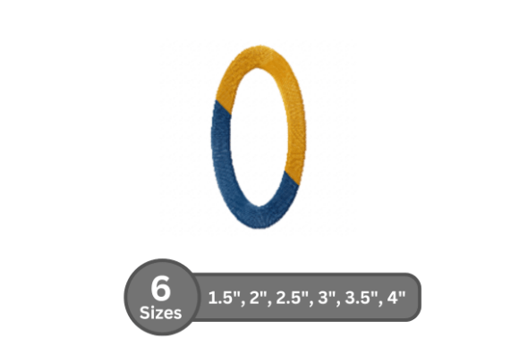 Chalk Split Number -0: A Versatile Embroidery Font