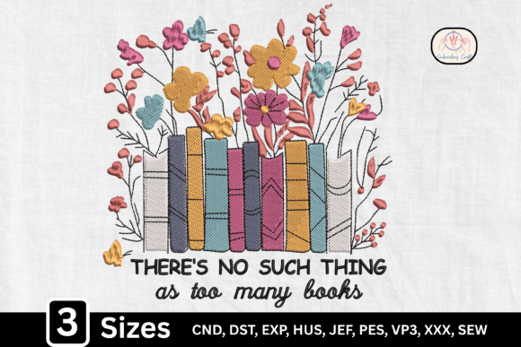Charming Floral Book Stack for Apparel