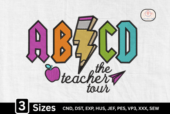 Retro Rock ABCD Letters: A Bold Teacher Tour