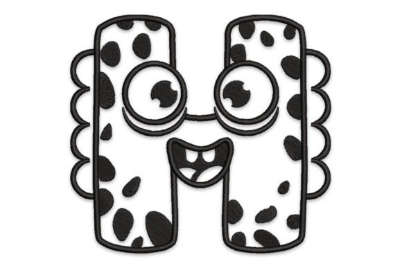 Review: Monster Alphabet Letter H Embroidery