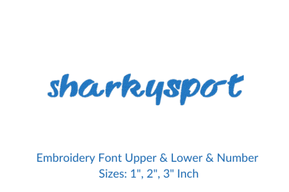 Sharky Sport Font: A Versatile Embroidery Design