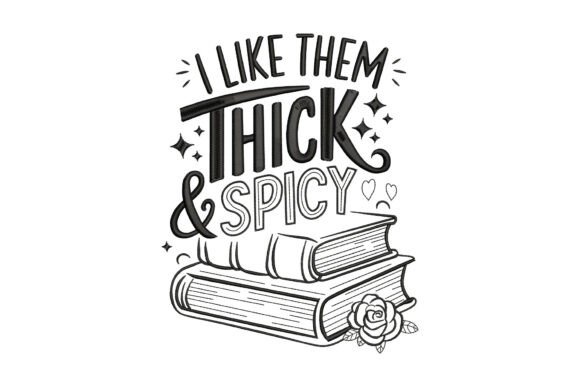 Spicy Book: A Bold Embroidery Design for Creative Projects