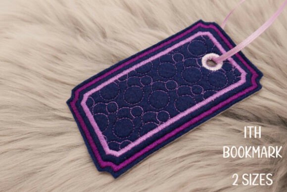 Stylish ITH Bookmark for Modern Embroidery